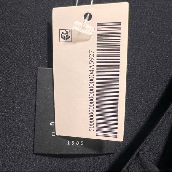 Club Monaco NWT Kiefira Mini Dress in Black, 100% Silk, Ruffles Side Ties, 2 - Picture 5 of 12